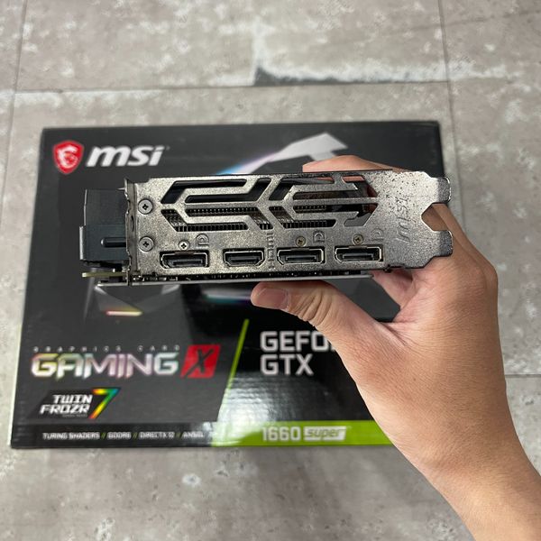 VGA MSI GTX 1660 SUPER GAMING X FULLBOX BH 12 THÁNG