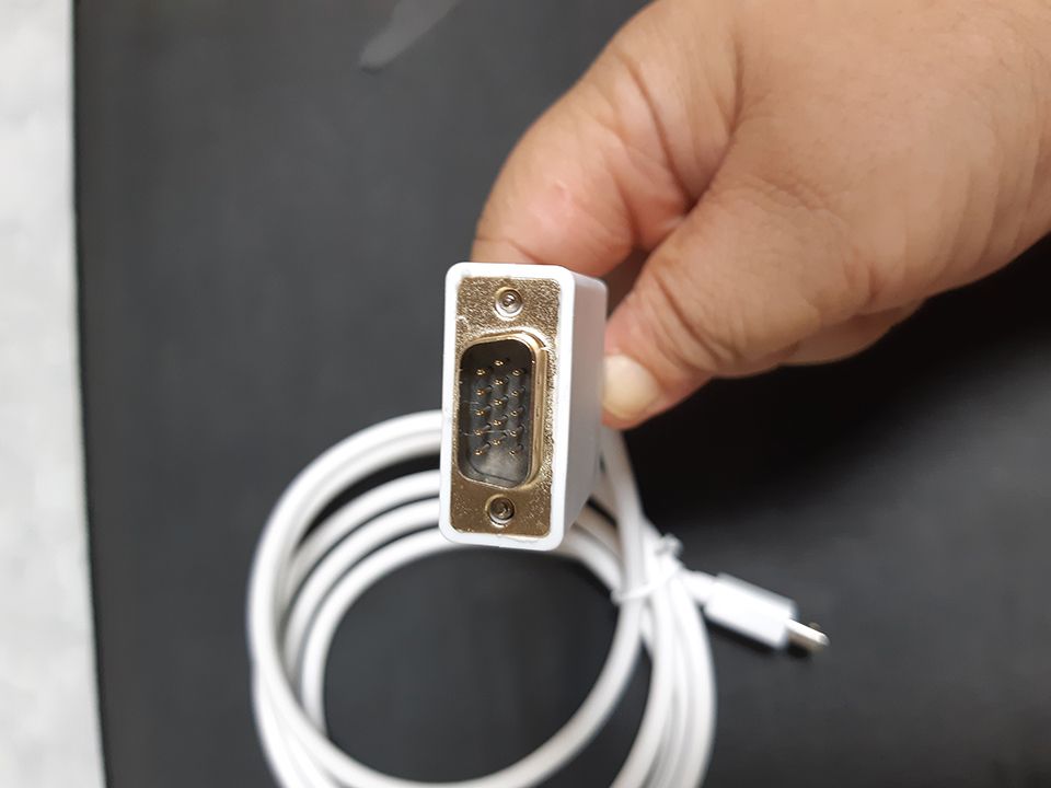 Cáp Mini DP to VGA dài 1m8/ Mini displayport ra VGA