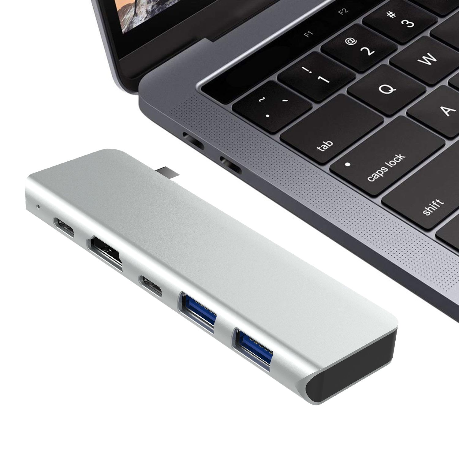 Hub usb type pc 5in1-4 Hdmi, usb, pd