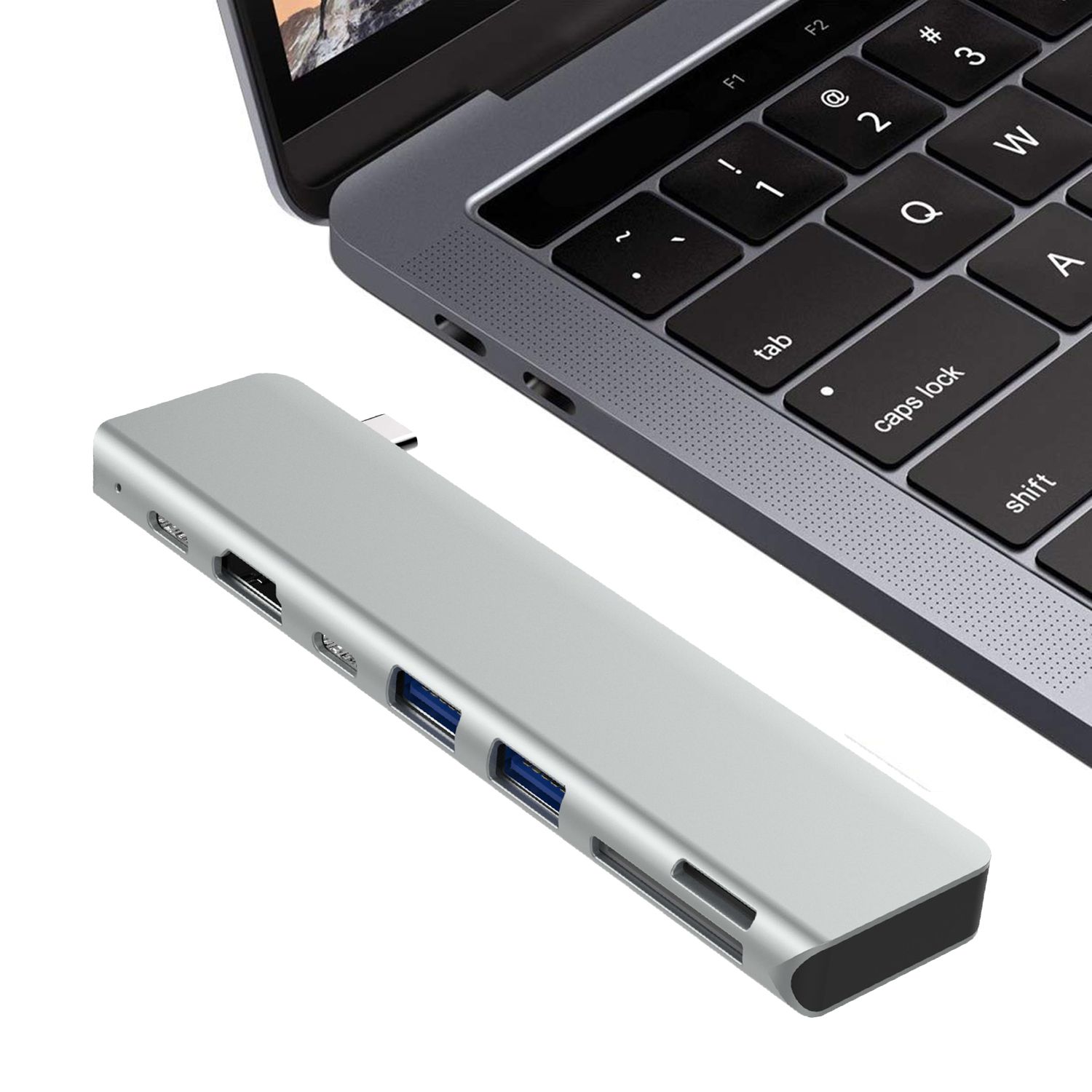 Hub Usb Type c cho macbook, laptop 7in1-3
