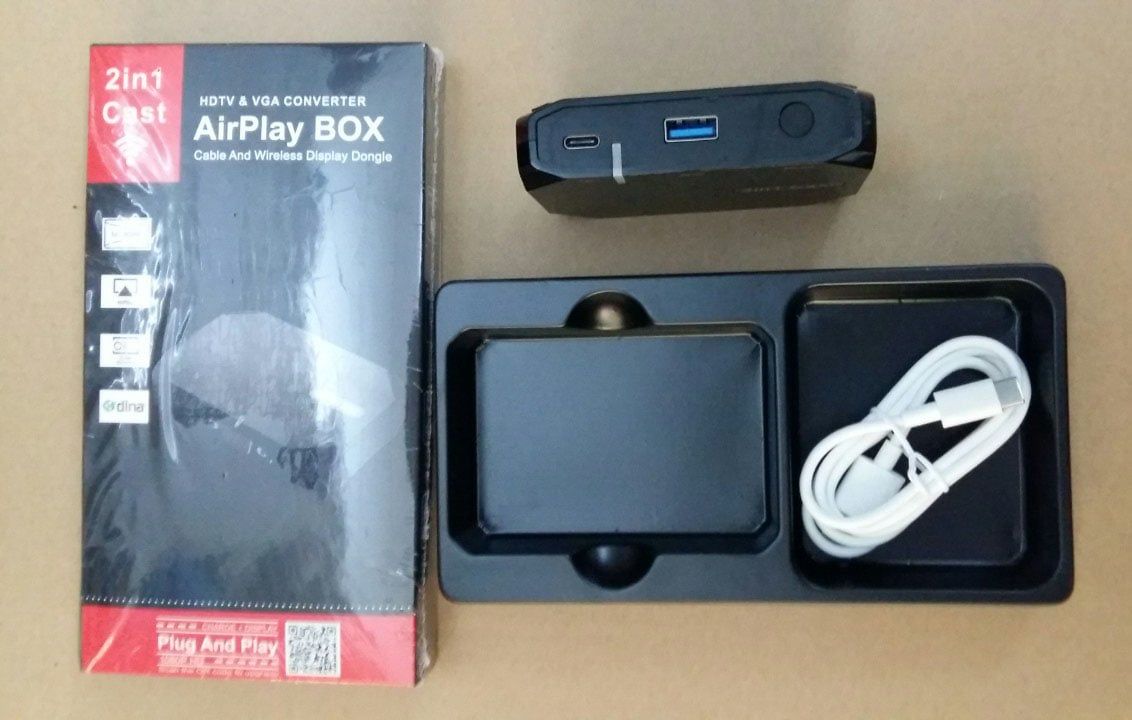 Anycast không dây P10 wifi - hỗ trợ dây và không dây cho smartphone