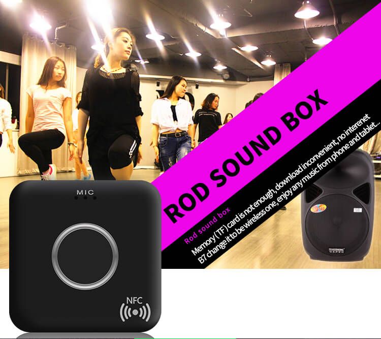 Bộ thu nhạc không dây bluetooth 4.0 hỗ trợ CSR NFC audio bluetooth TY-B07