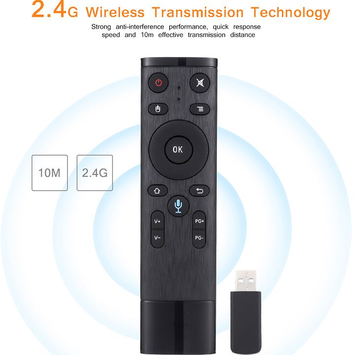 Chuột bay không dây Q5-M hỗ trợ Micro Voice - và con quay hồi chuyển