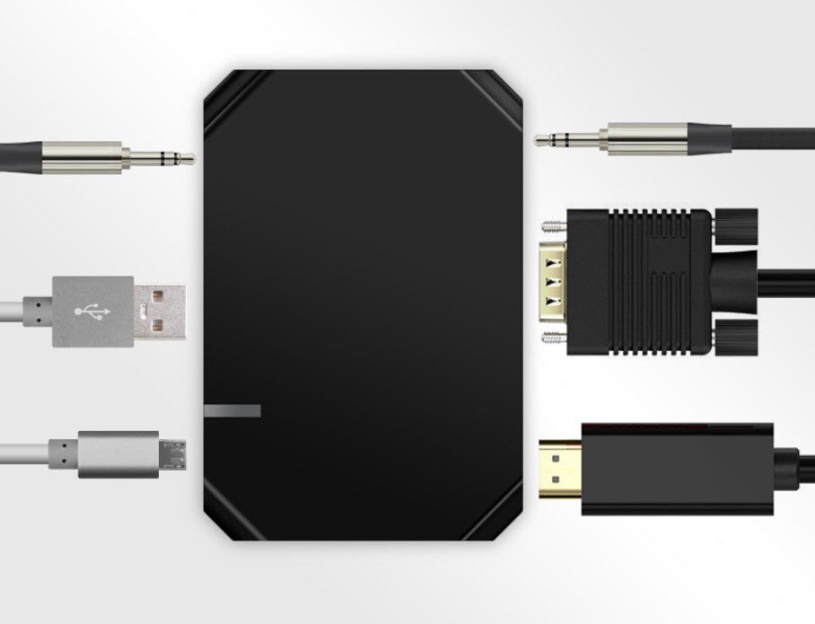 Bộ chuyển MHL lightning ra HDMI/ VGA/ AV cho iPhone/ iPad - P10