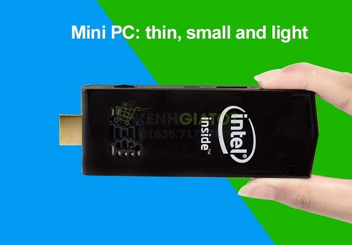 Mini PC dạng stick pc W5 Pro Intel Z8350 bluetooth 4.0, wifi