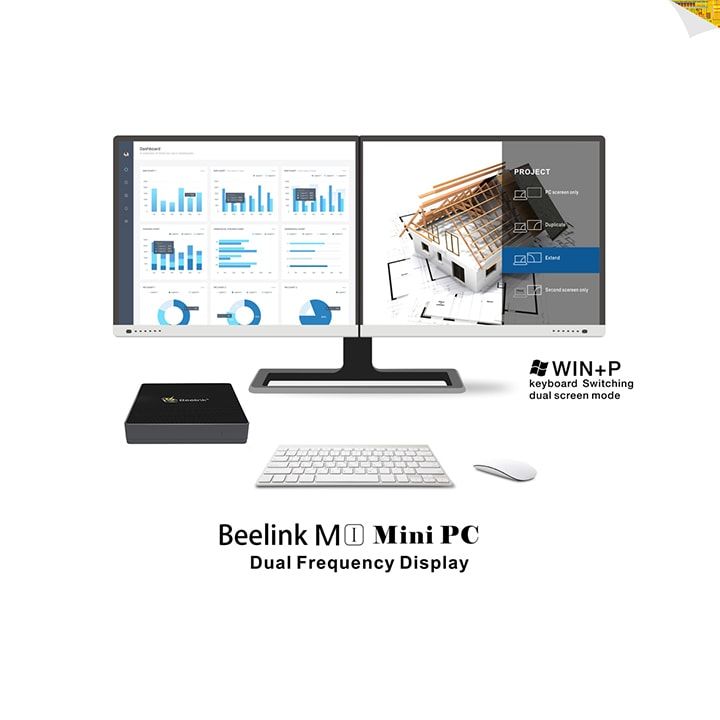 Máy tính mini pc Beelink M1 Ram 4Gb/64Gb Intel N3450 2.2Ghz
