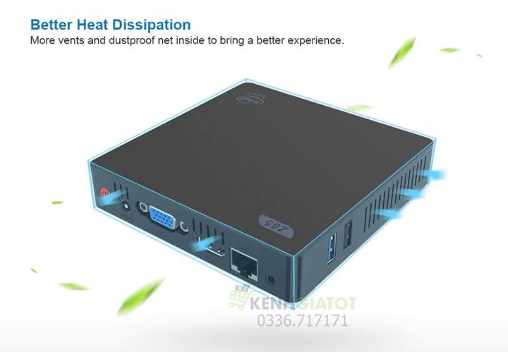Máy tính để bàn mini pc Z85 - CPU Intel Z8350