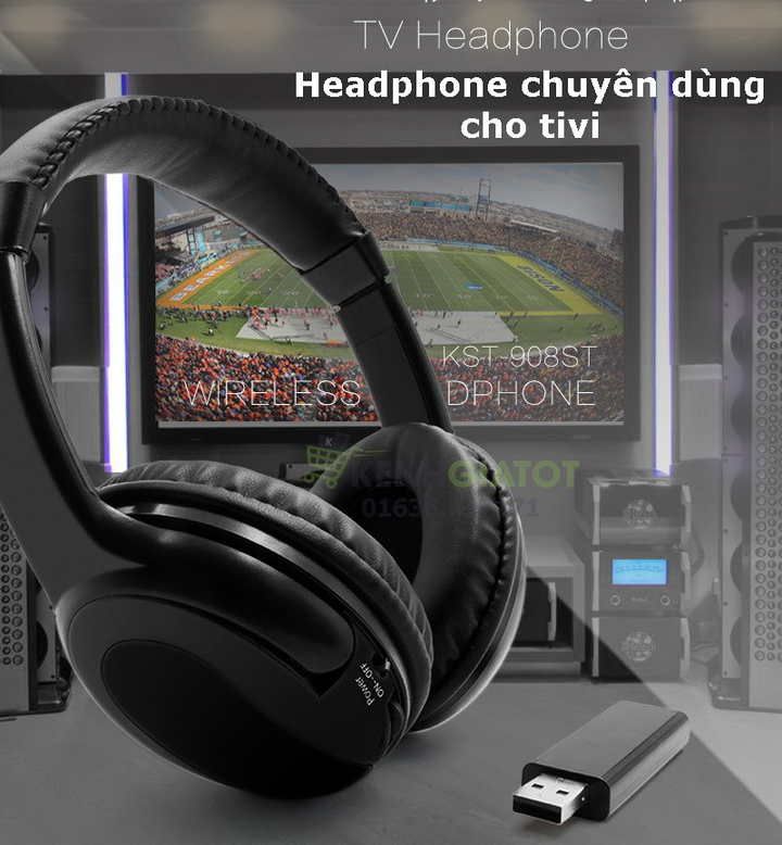Tai nghe không dây cho tivi KST-908ST