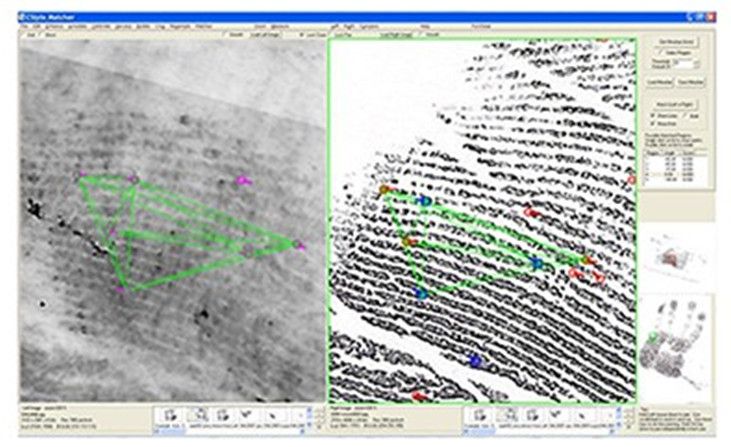 Phần mềm giám định dấu vân tay VH132