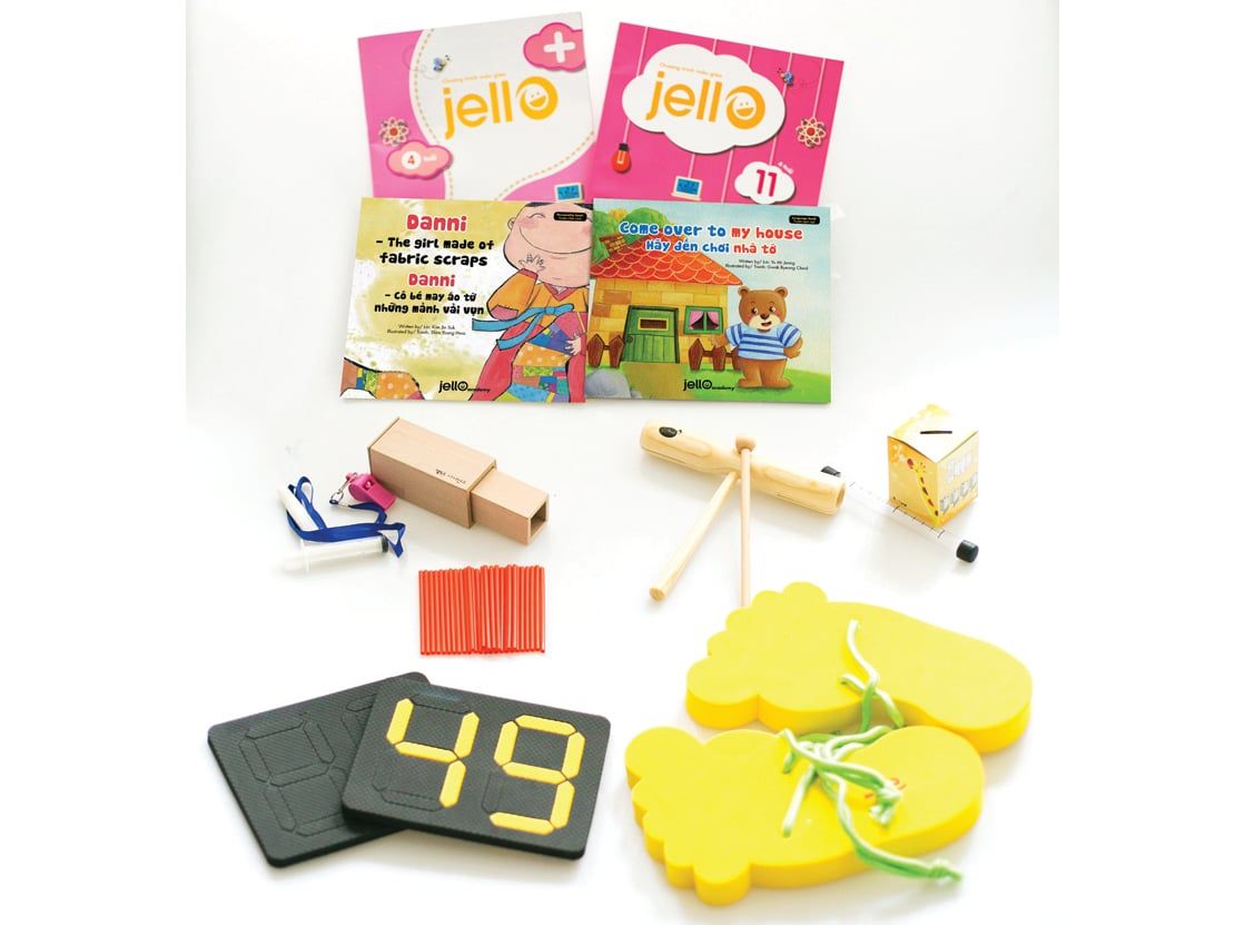 Bộ học cụ Jello - 4 Tuổi - Tháng 01