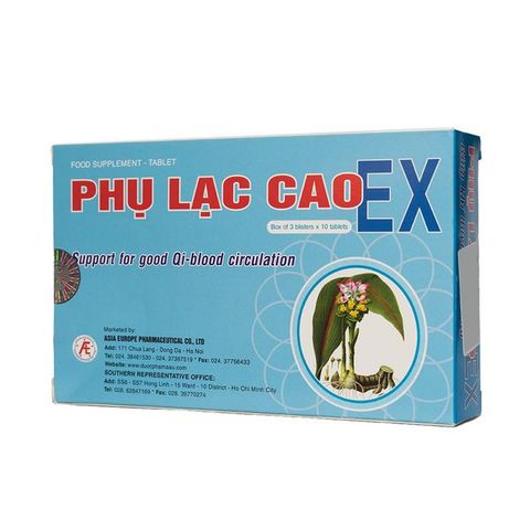 Thực phẩm bảo  vệ sức khỏe PHỤ LẠC CAO