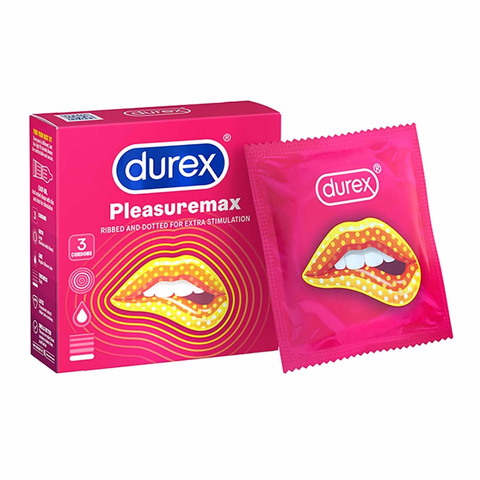 Bao Cao Su Durex Pleasure Max Hộp 3 Cái