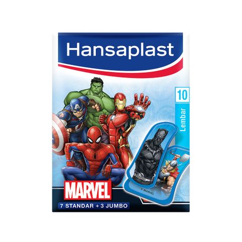 Băng cá nhân Hansaplast Elastic Marvel  - 10 Miếng