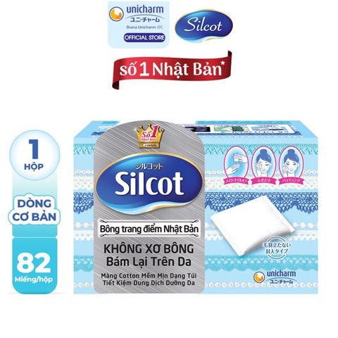 Bông Trang Điểm Silcot 82 Miếng