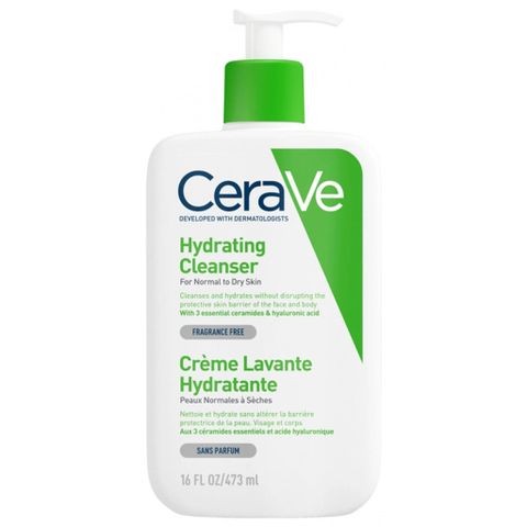 Sữa Rửa Mặt CeraVe Cho Da Thường Đến Khô Hydrating Cleanser Chai 473ml