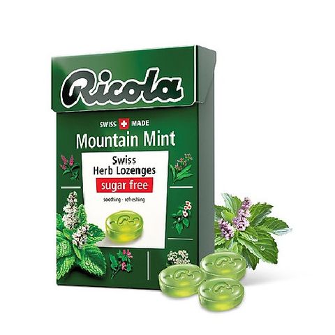 Kẹo thảo mộc Ricola bạc hà Mountain Mint không đường