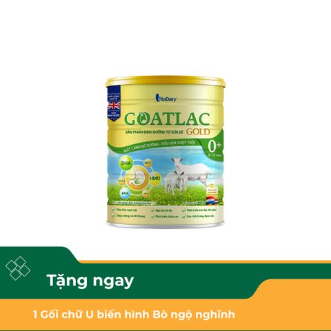 Sữa Dê Goatlac Gold 0 - 800g - S - ( 0 -12 tháng tuổi )