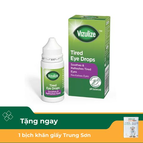 Dung dịch nhỏ mắt Vizulize Giảm mệt mỏi mắt