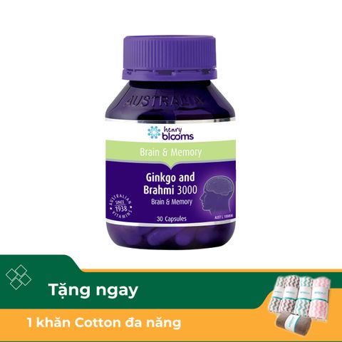 Thực phẩm bảo vệ sức khỏe Ginkgo and Brahmi 3000