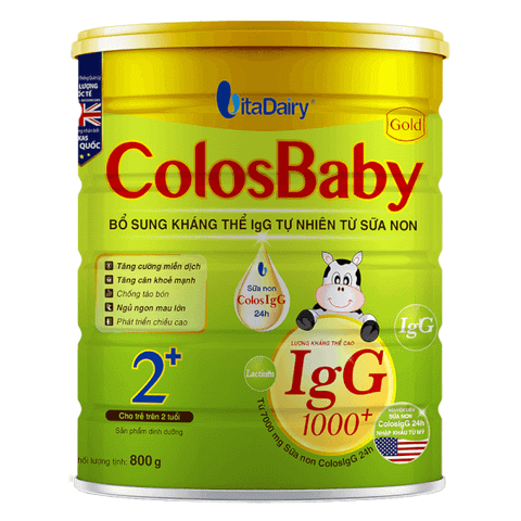  Sản phẩm dinh dưỡng cho trẻ trên 2 tuổi COLOSBABY GOLD 2+ 