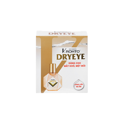  Dung dịch nhỏ mắt V.Rohto Dryeye giảm khô mắt, mỏi mắt lọ 13ml 