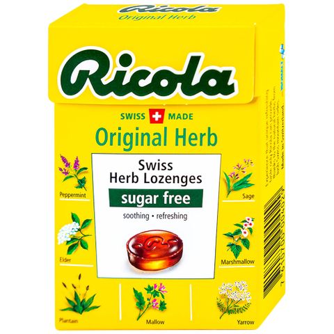 Kẹo Thảo Mộc Ricola tự nhiên Original Không Đường