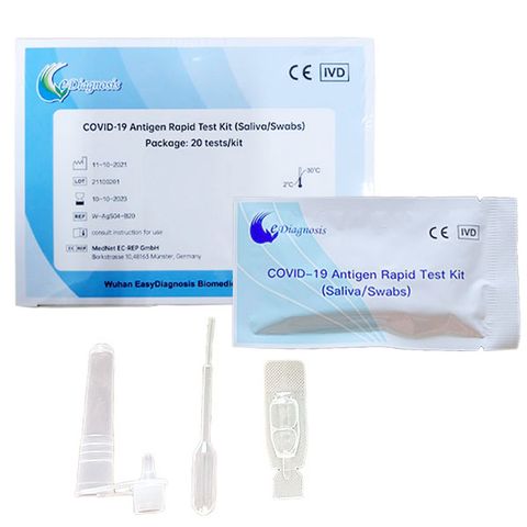 Kit test nước bọt COVID-19 Antigen Rapid Test kit (Saliva/Swabs)