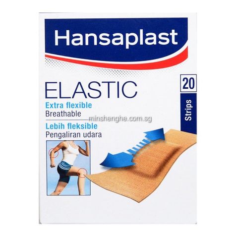  Băng cá nhân Hansaplast Elastic - 20 Miếng 