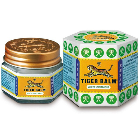 Dầu cù là Tiger Balm White Haw Par giảm đau đầu, nghẹt mũi, côn trùng cắn (30g)