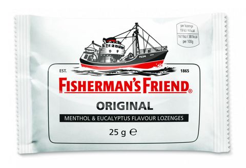 KẸO CAY CON TÀU VỊ MENTHOL & KHUYNH DIỆP (FISHERMAN'S FRIEND ORIGINAL MENTHOL & EUCALYPTUS FLAVOUR LOZENGES)