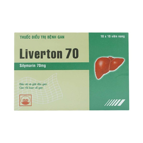 Liverton 70 hỗ trợ trị bệnh lý về gan (10 vỉ x 10 viên)