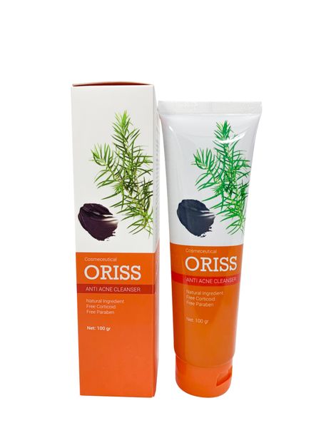 COMBO Sữa Rửa Mặt Ngừa Mụn Oriss 100g + Serum Ngăn Ngừa Mụn Oriss 10ml