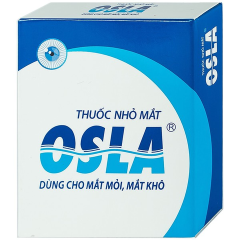 Thuốc nhỏ mắt Osla Merap Group dùng cho mắt mỏi, mắt khô (15ml)