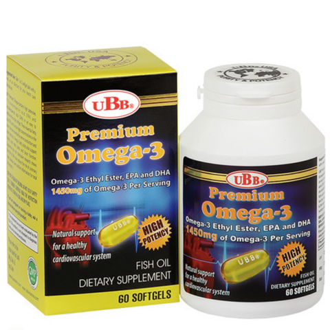 Thực phẩm bảo vệ sức khỏe UBB® Premium Omega 3