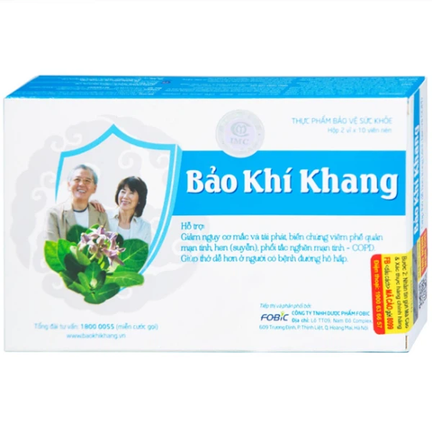 Thực phẩm bảo vệ sức khỏe Bảo Khí Khang