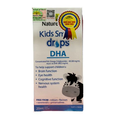 Thực phẩm bảo vệ sức khỏe Kids Smart Drops DHA