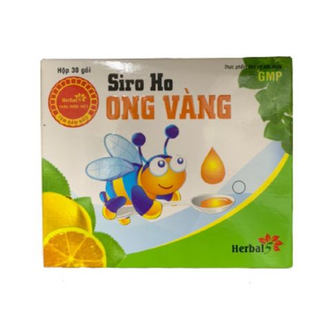 Siro Ho Ong Vàng Hộp 30 Gói