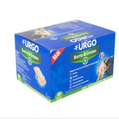 Băng Gạc Vô Trùng Dùng Cho Các Vết Bỏng Và Vết Thương Bề Mặt Urgo Burns & Grazes 10 X 7 Cm Hộp 50 Miếng