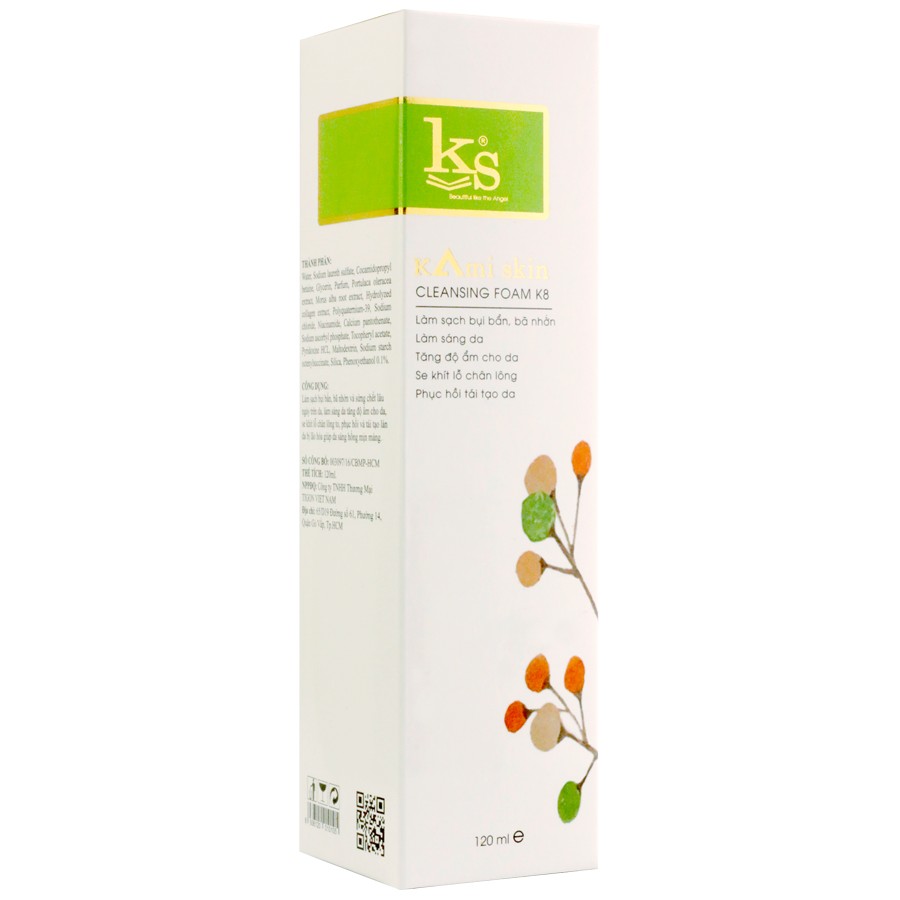 Kami Skin K8 – Sữa rửa mặt làm da trắng sáng, mịn màng hoàn hảo