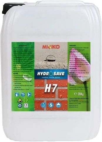 H7 (HYDROSAVE): Dung dịch Nano Chống Thấm cho VLXD