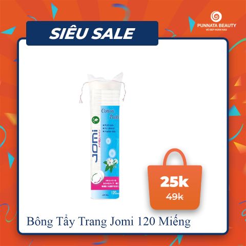  Bông Tẩy Trang Jomi Chính Hãng Giá Rẻ 