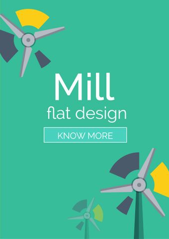 Mill Flat Design Plus