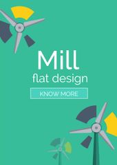 Mill Flat Design Plus