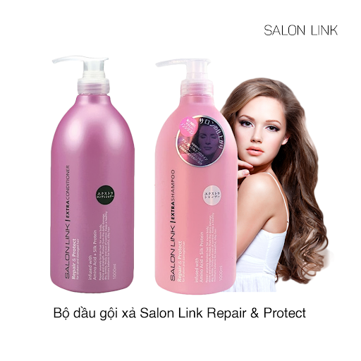 Bộ dầu gội + xả Salon Link Extra phục hồi tóc 1000ml – hangnhatnoidiatot