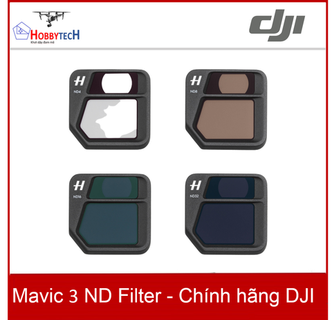  DJI Mavic 3 ND Filters Set (ND64 128 256 512）- Chính hãng DJI 