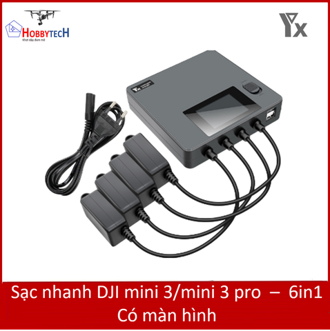  Sạc nhanh 6in1 Mini 3 Pro – Yxtech 