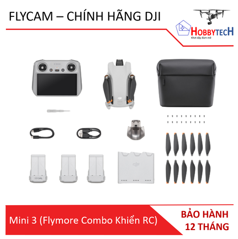  Mavic mini 3 combo  – Chính hãng DJI ( Fly more combo + RC  ) 