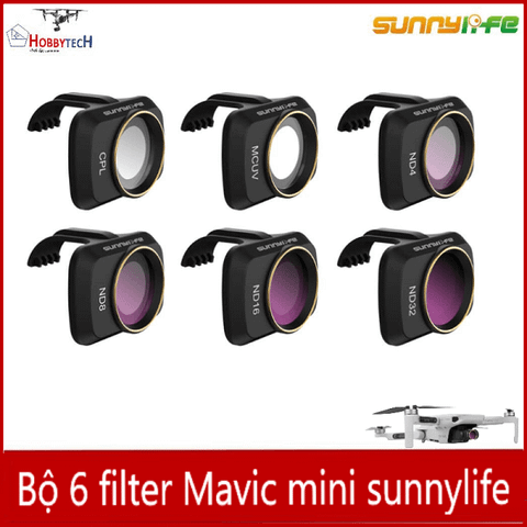  Bộ combo 6 filter Mavic Mini - Chuyên dụng 