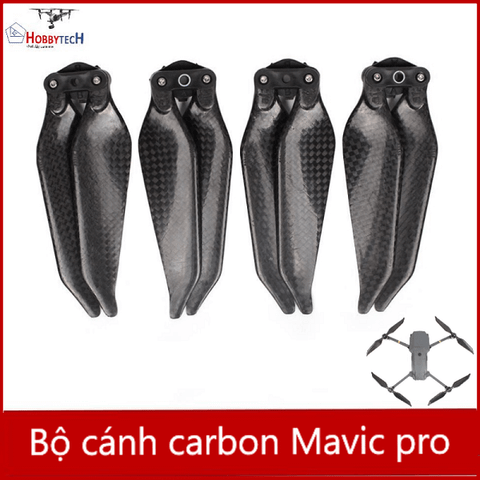  Cách Mavic pro - Cánh carbon giảm ồn siêu cứng (4 cánh) 