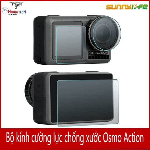  Bộ kính cường lực chống xước DJI Osmo Action 